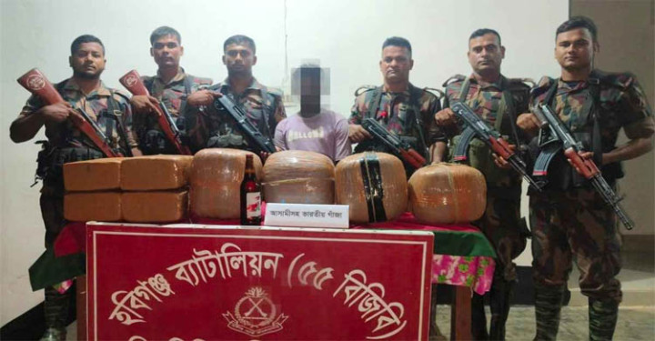হবিগঞ্জে অভিযানে ভারতীয় মাদকদ্রব্যসহ আটক ১