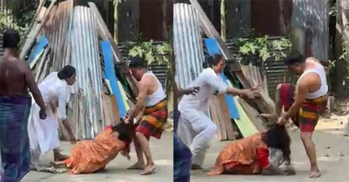 ভাবিকে বেধড়ক পেটাচ্ছেন দেবর, ভিডিও ভাইরাল