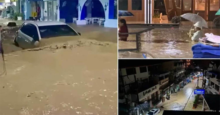 হঠাৎ বন্যায় পানিবন্দি শতাধিক পরিবার