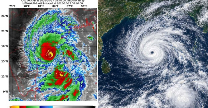 সুপার সাইক্লোনে রূপ নিতে পারে ঘূর্ণিঝড় ‘অর্ণব’, বাতাসের গতি ২১৩ কিমি