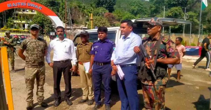 সিলেটের তামাবিলে ভারতীয় নারীর মরদেহ হস্তান্তর